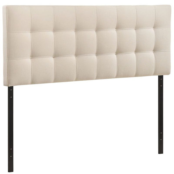 Lily King Fabric Headboard in Ivory