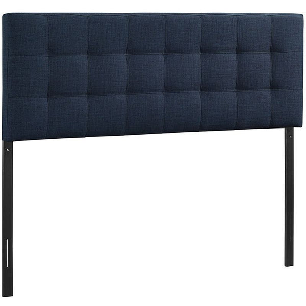 Lily Twin Fabric Headboard in Navy
