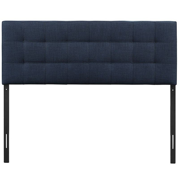 Lily Twin Fabric Headboard in Navy