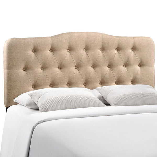 Annabel Full Fabric Headboard in Beige