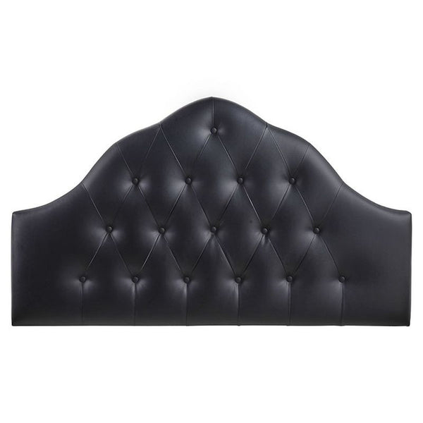 Sovereign King Vinyl Headboard in Black