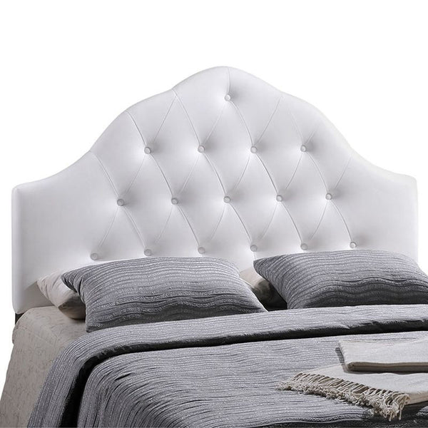 Sovereign King Vinyl Headboard in White