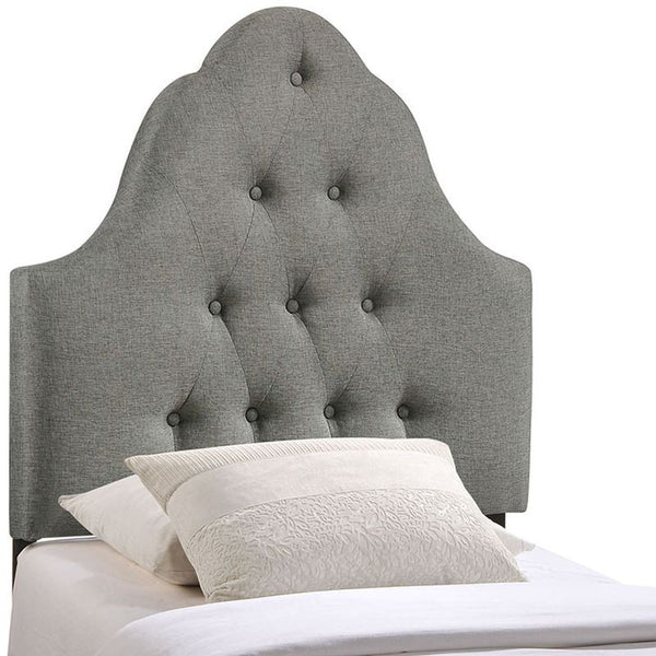 Sovereign Twin Fabric Headboard in Gray