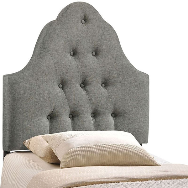 Sovereign Twin Fabric Headboard in Gray