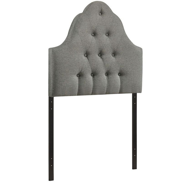 Sovereign Twin Fabric Headboard in Gray