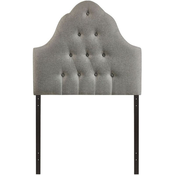 Sovereign Twin Fabric Headboard in Gray