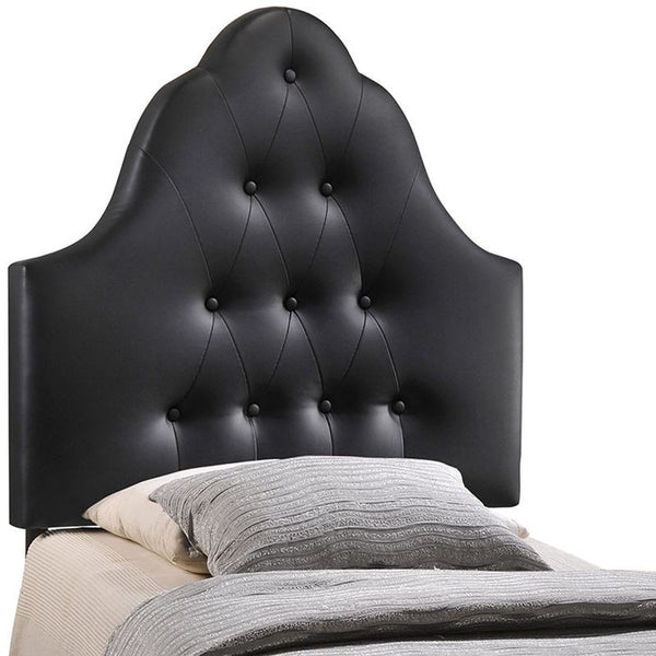 Sovereign Twin Vinyl Headboard in Black