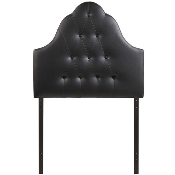 Sovereign Twin Vinyl Headboard in Black