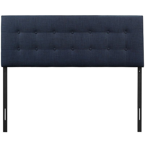 Emily Full Fabric Headboard in Navy