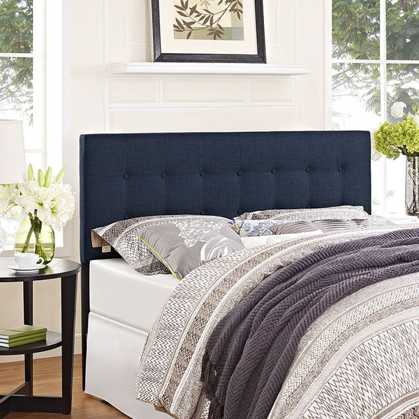 Emily Full Fabric Headboard in Navy