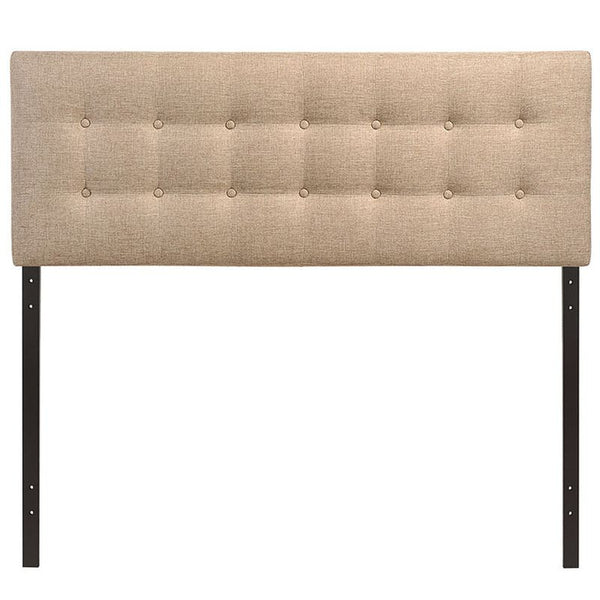 Emily King Fabric Headboard in Beige