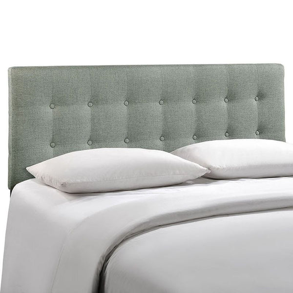 Emily King Fabric Headboard in Gray