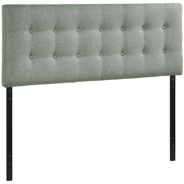 Emily King Fabric Headboard in Gray