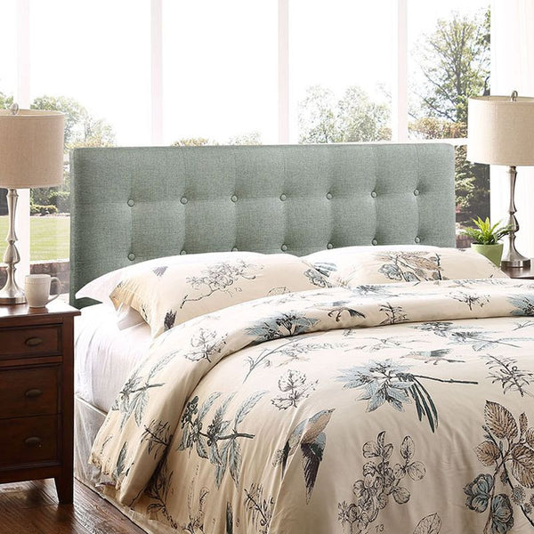 Emily King Fabric Headboard in Gray