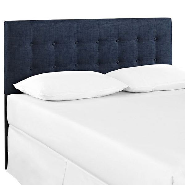 Emily King Fabric Headboard in Navy