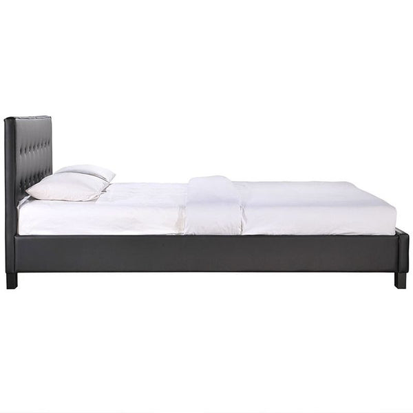 Caitlin Full Vinyl Bed in Black