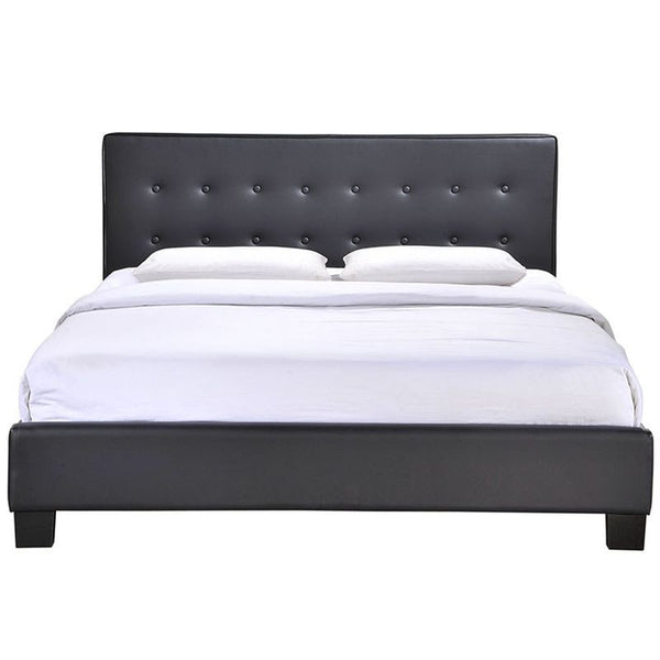 Caitlin Full Vinyl Bed in Black