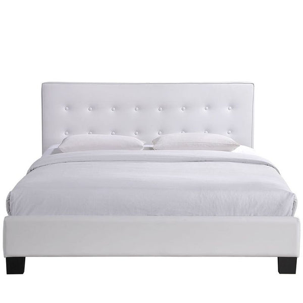 Caitlin Full Vinyl Bed in White