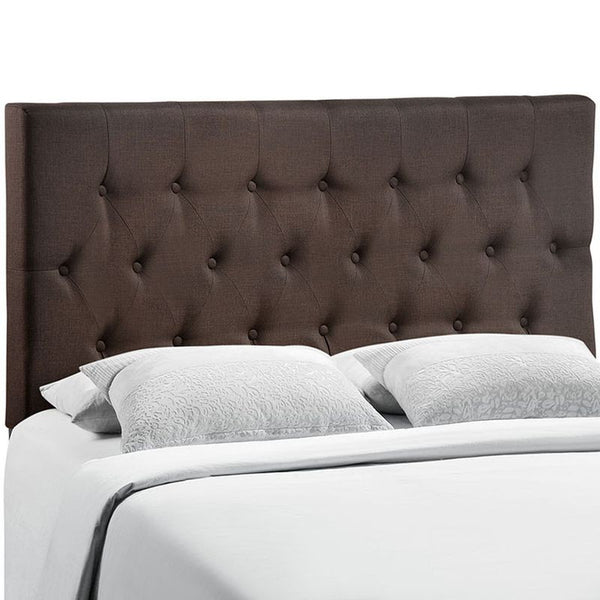 Clique Queen Headboard in Dark Brown