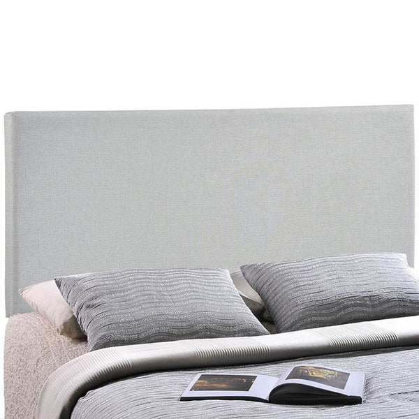 Region King Upholstered Headboard in Sky Gray