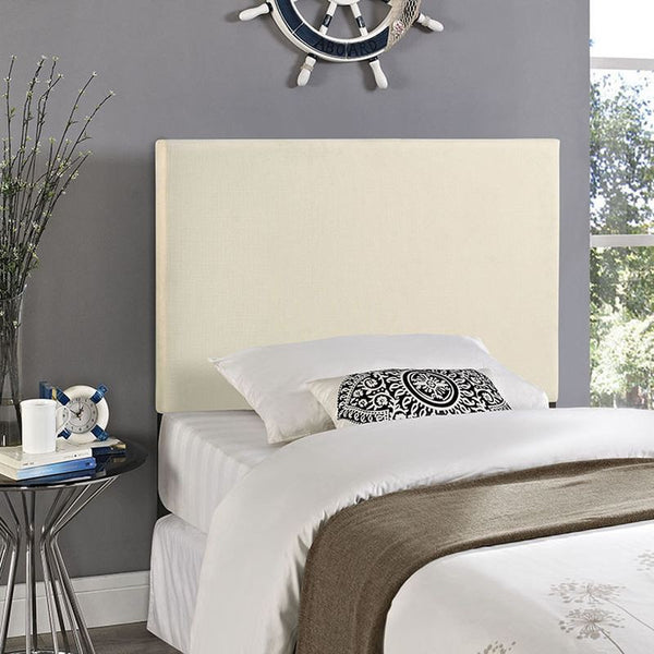 Region Twin Upholstered Headboard in Ivory