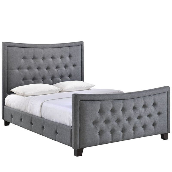 Claire Queen Bed in Smoke