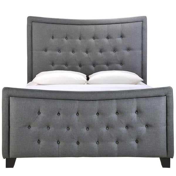 Claire Queen Bed in Smoke