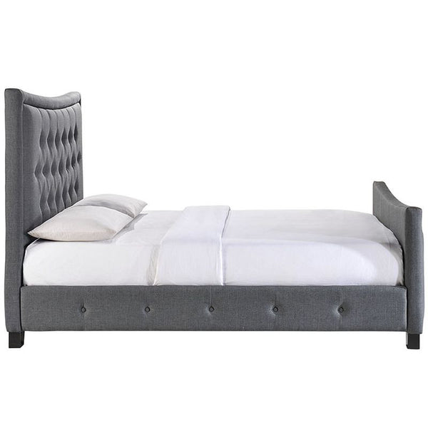 Claire Queen Bed in Smoke