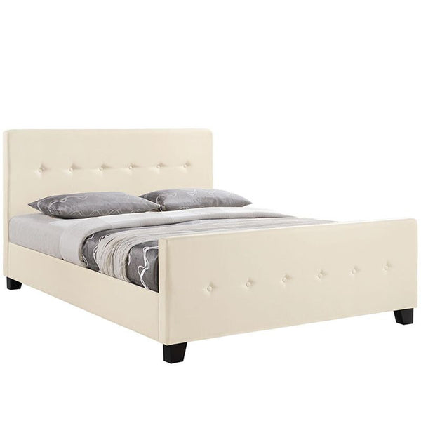 Abigail King Bed in Ivory