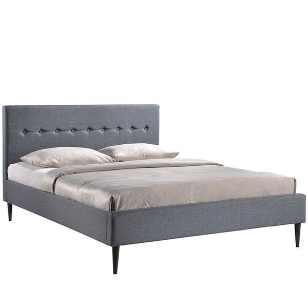Stacy King Bed in Smoke