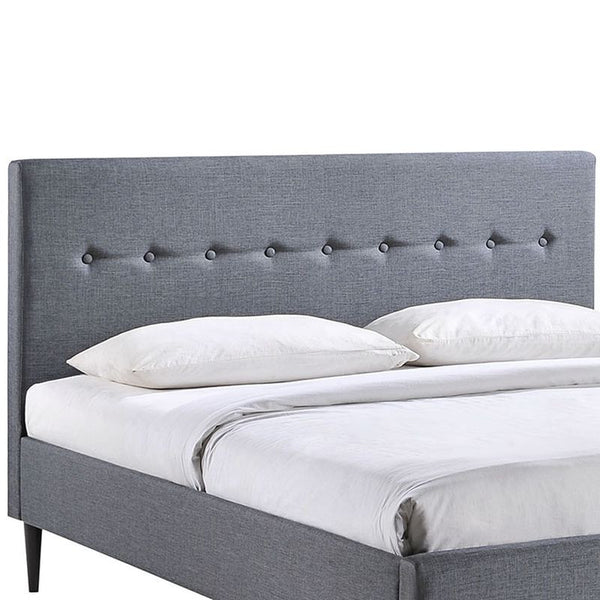 Stacy King Bed in Smoke