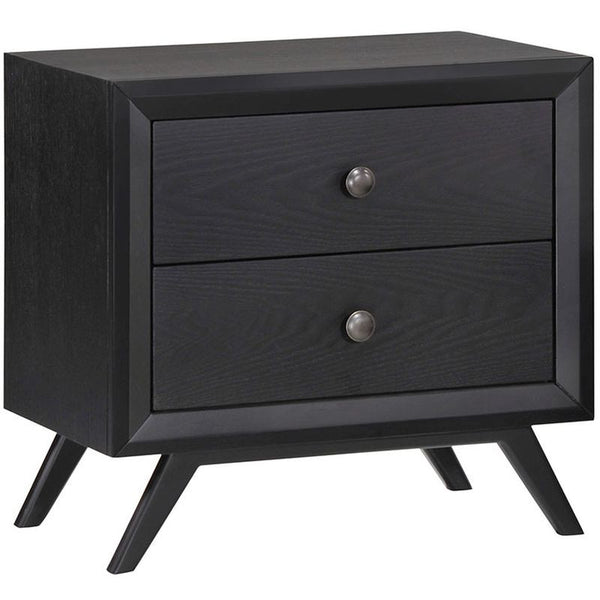 Addison 5 Piece Queen Bedroom Set in Black Gray