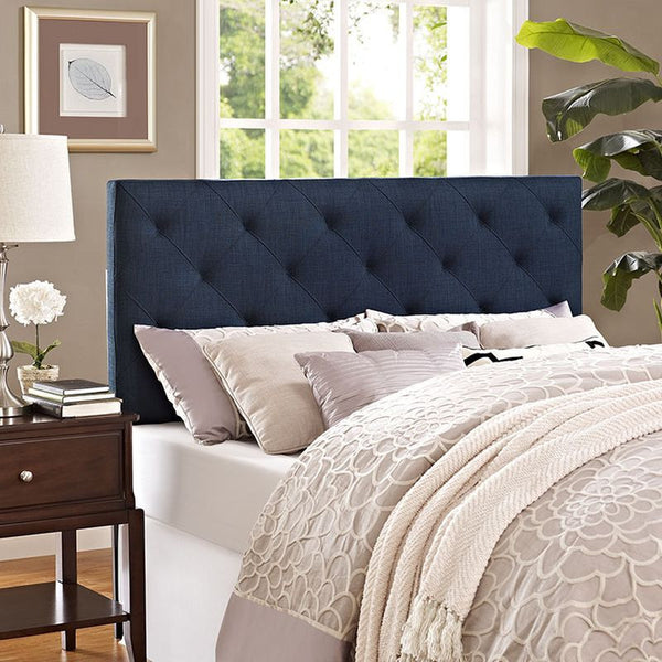 Theodore Twin Fabric Headboard in Navy