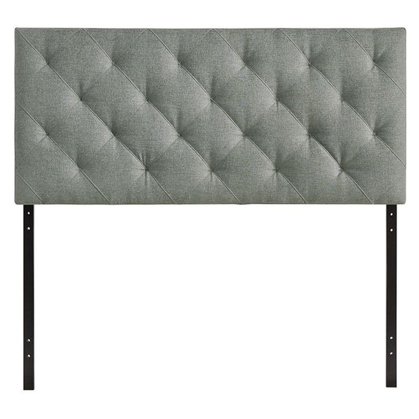 Theodore Full Fabric Headboard in Gray