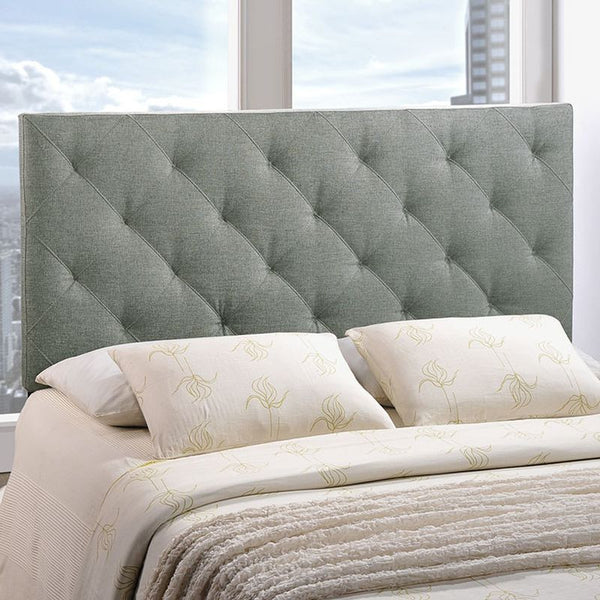 Theodore Full Fabric Headboard in Gray