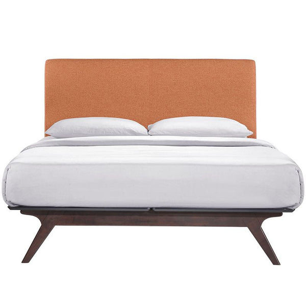 Tracy Twin Bed in Cappuccino Orange
