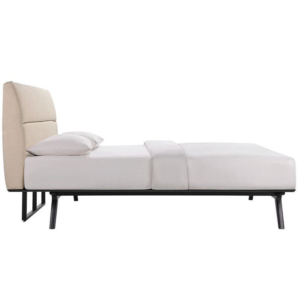 Addison Twin Bed in Black Beige