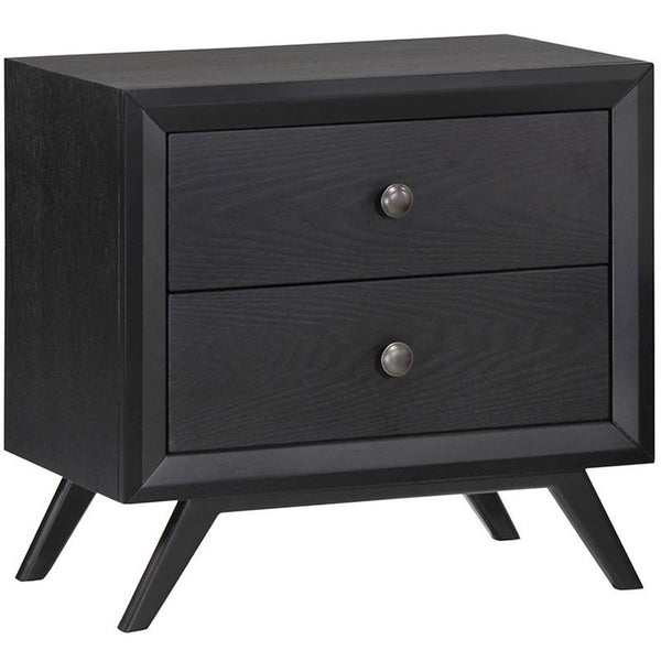 Addison 5 Piece Queen Bedroom Set in Black Gray