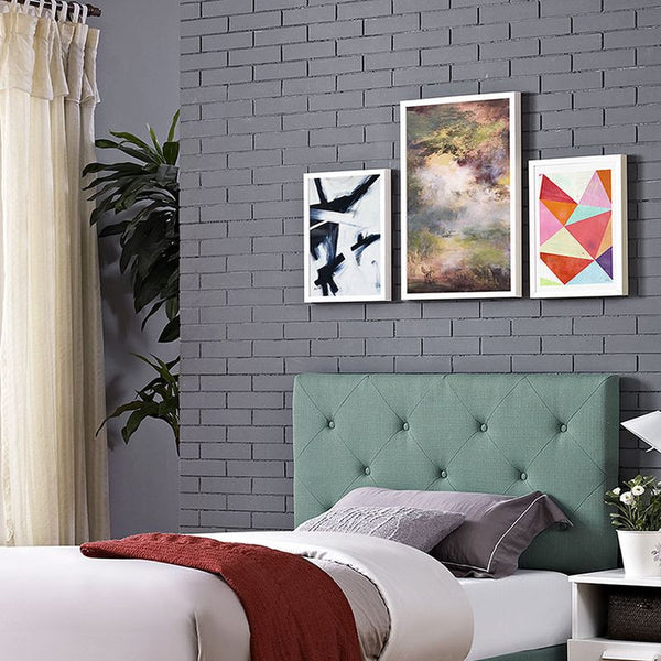 Terisa Twin Fabric Headboard in Laguna