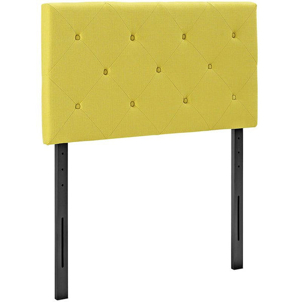 Terisa Twin Fabric Headboard in Sunny