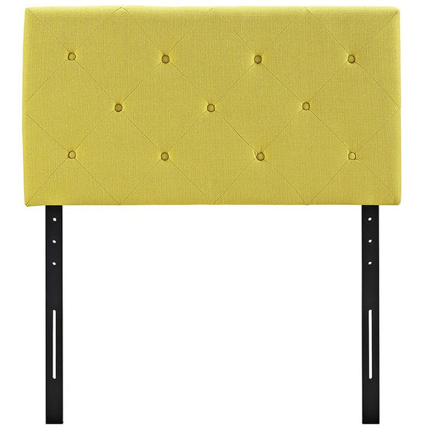 Terisa Twin Fabric Headboard in Sunny