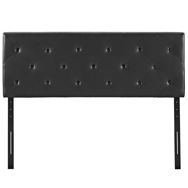 Terisa King Vinyl Headboard in Black