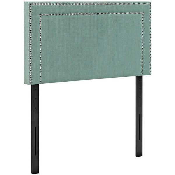 Jessamine Twin Fabric Headboard in Laguna