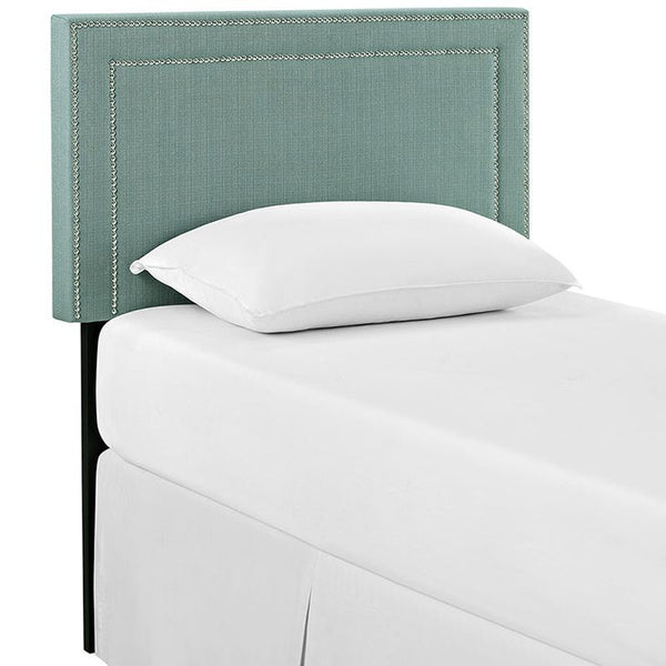 Jessamine Twin Fabric Headboard in Laguna
