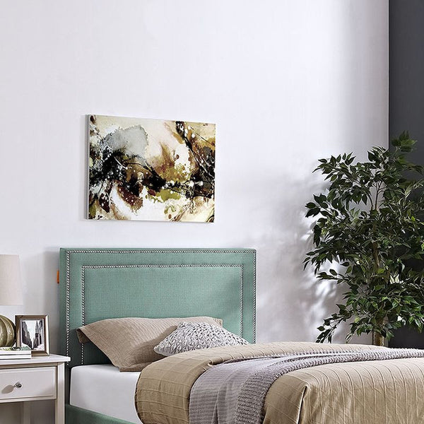 Jessamine Twin Fabric Headboard in Laguna