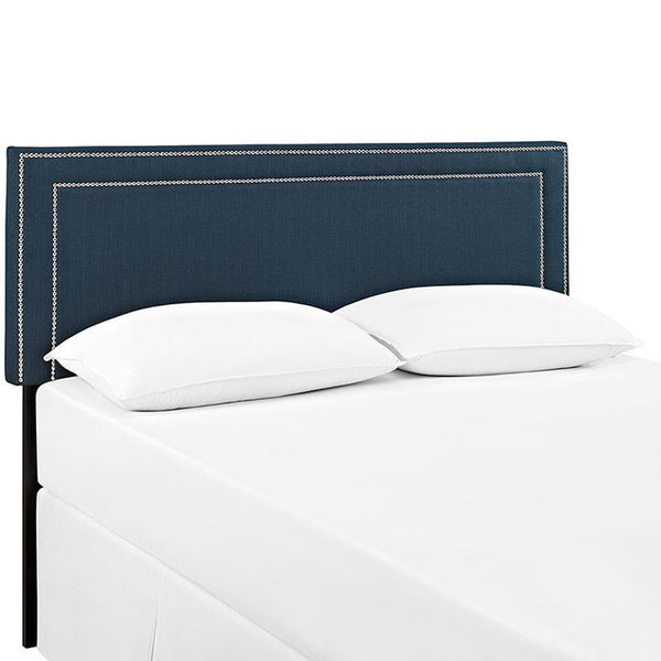 Jessamine Full Fabric Headboard in Azure