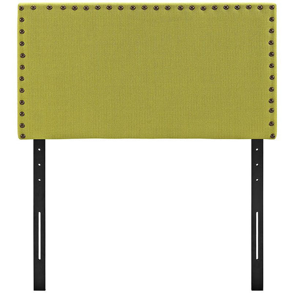 Phoebe Twin Fabric Headboard in Wheatgrass
