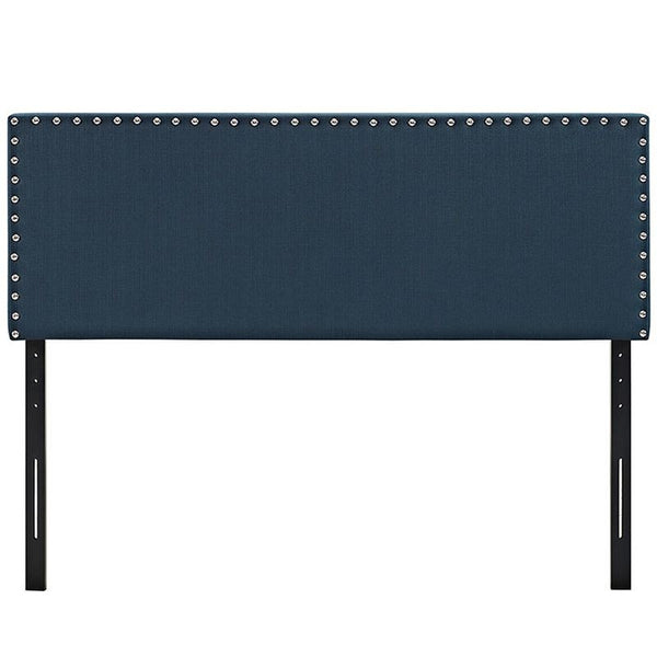Phoebe Full Fabric Headboard in Azure