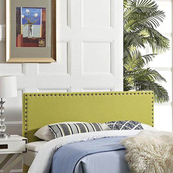 Phoebe Full Fabric Headboard in Wheatgrass