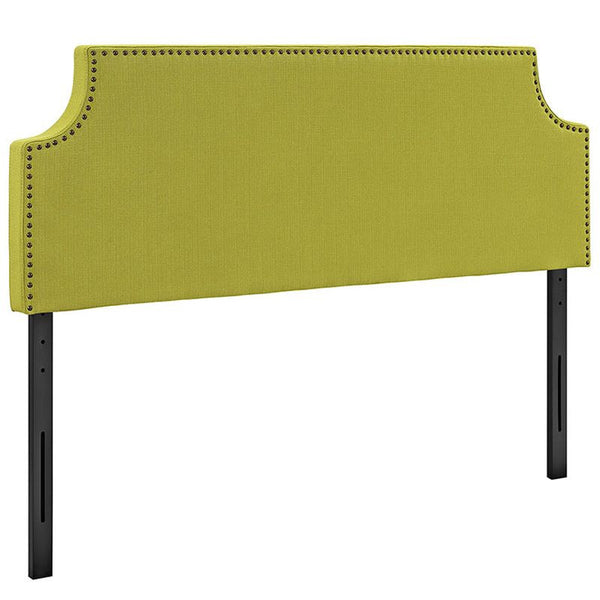 Laura Queen Fabric Headboard in Wheatgrass